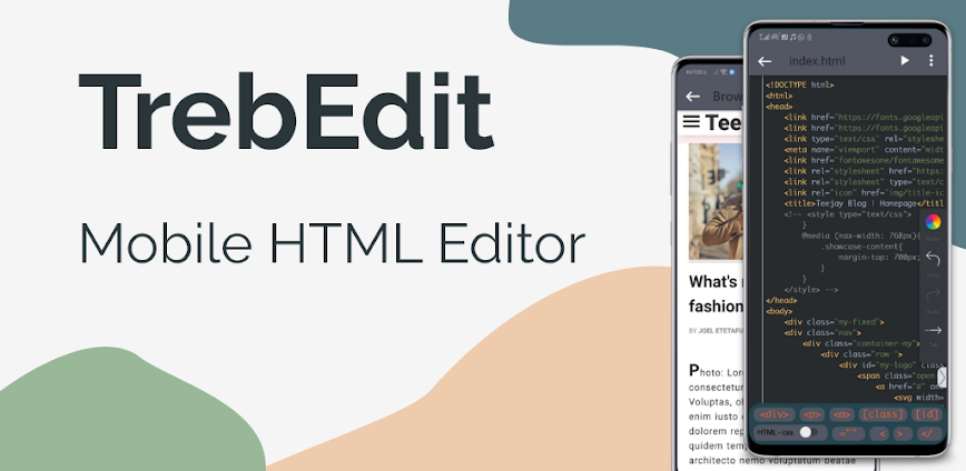 TrebEdit – Mobile HTML Editor 3.1.2 APK