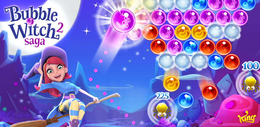 Bubble Witch 2 Saga 1.138.0 APK [MOD lives / boosters]