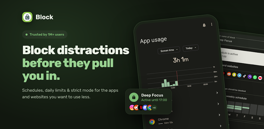 Block Apps – Productivity & Digital Wellbeing 6.1.0 APK [MOD unlocked]